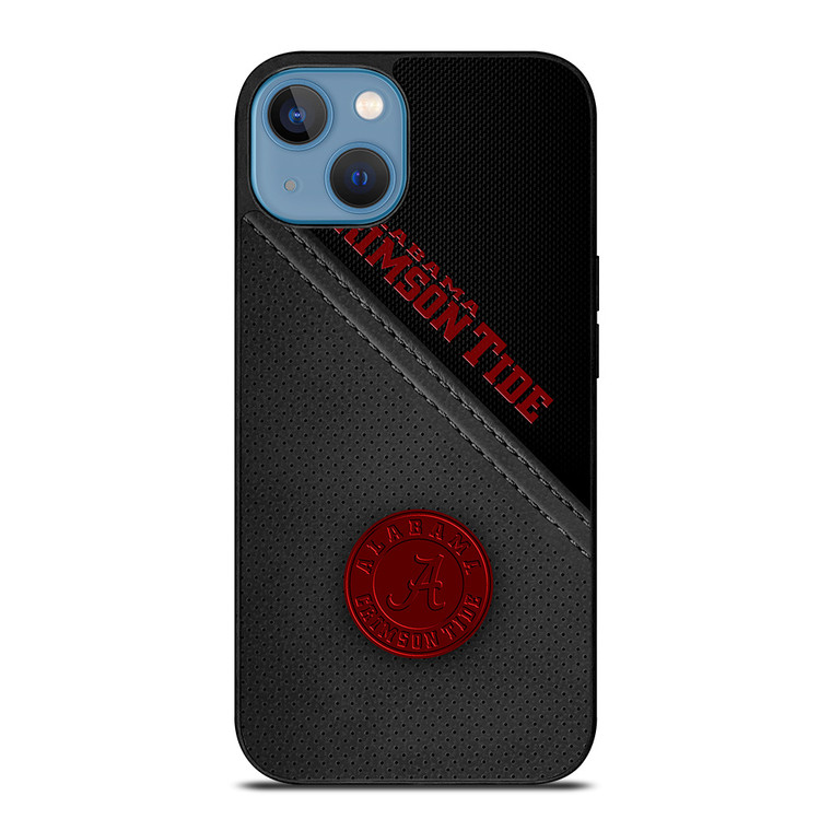 ALABAMA CRIMSON TIDE LEATHER iPhone 13 Case