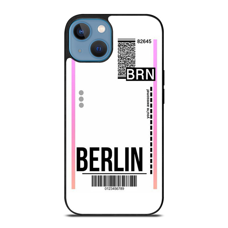 BERLIN BOARDING PASS iPhone 13 Case
