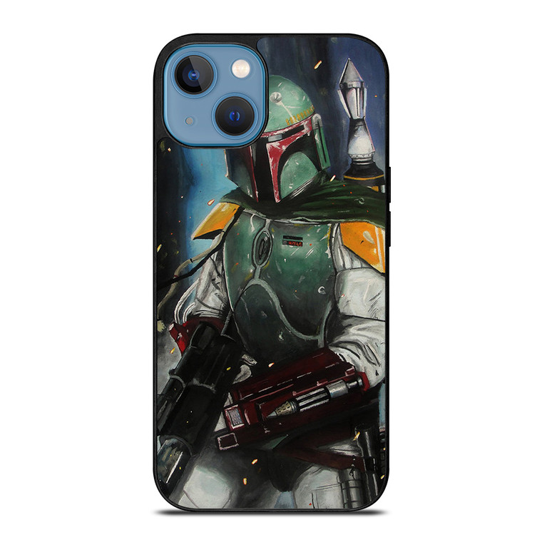 BOBA FETT STAR WARS ART iPhone 13 Case