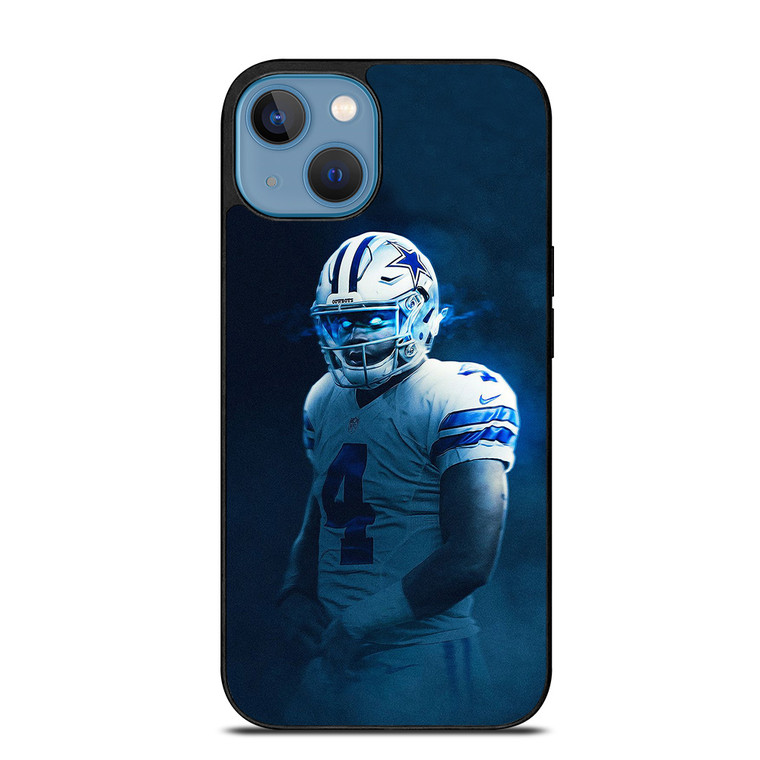 DAK PRESCOTT DALLAS COWBOYS FOOTBALL DARK iPhone 13 Case