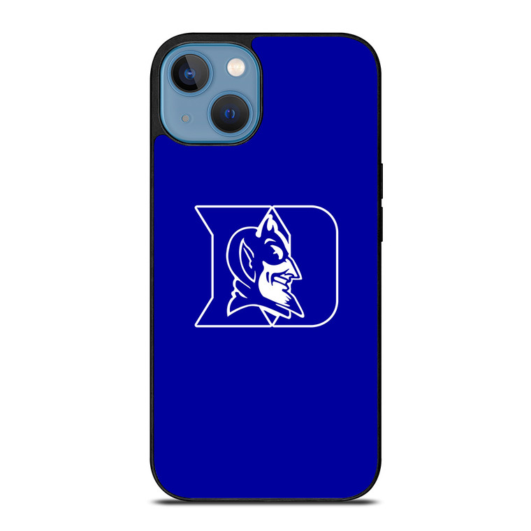 DUKE BLUE DEVILS LOGO UNIVERSITY BASKETBALL 4 iPhone 13 Case