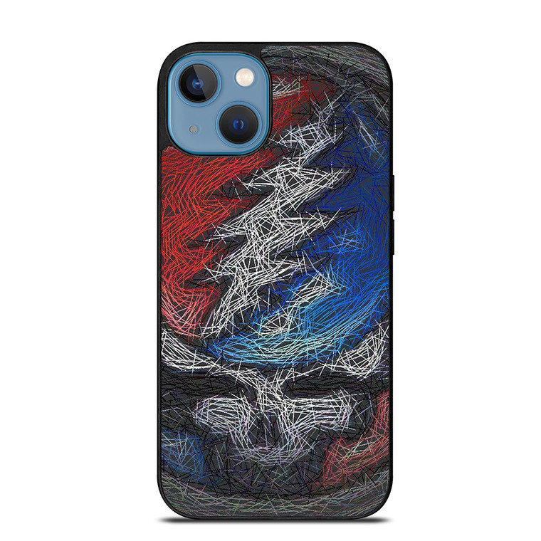 GRATEFUL DEAD SKULL iPhone 13 Case GRATEFUL DEAD SKULL iPhone 13 Case