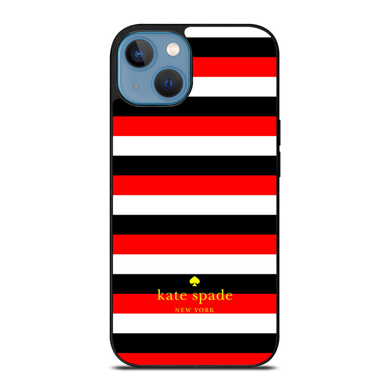 KATE SPADE PATTERN RED BLACK iPhone 13 Case