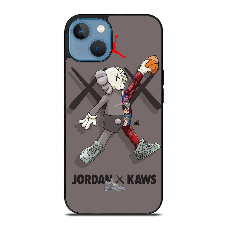 KAWS AIR JORDAN GREY iPhone 13 Case