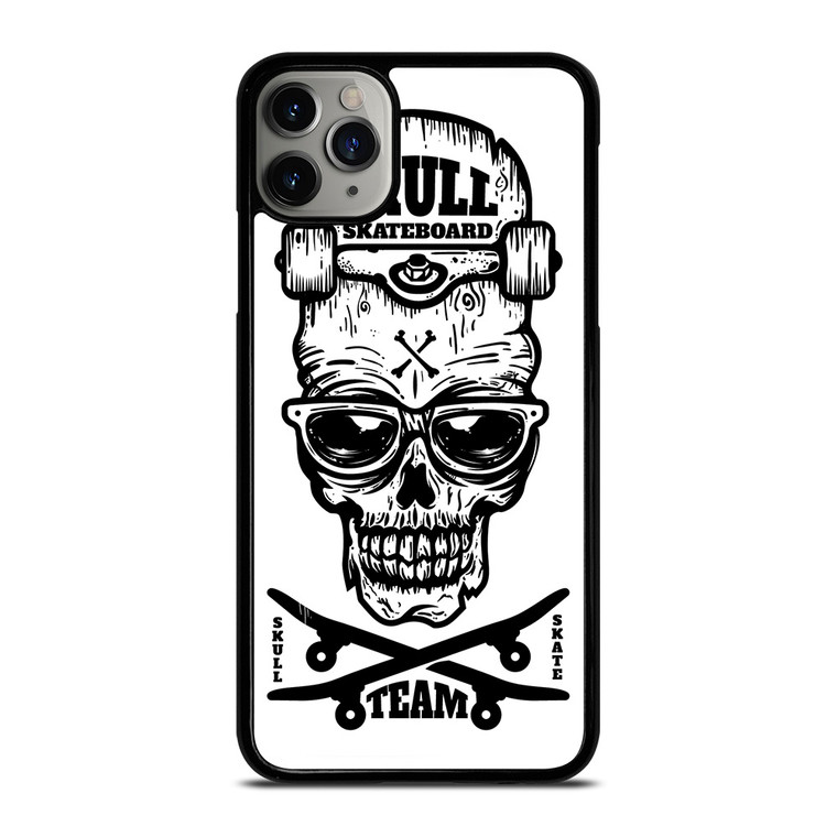 SKULL SKATEBOARD TEAM LOGO iPhone 11 Pro Max Case