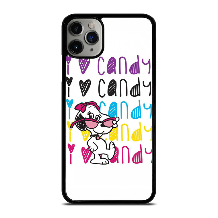 SNOOPY I LOVE CANDY iPhone 11 Pro Max Case