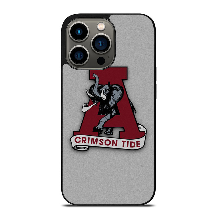 ALABAMA CRIMSON TIDE LOGO INITIAL iPhone 13 Pro Case