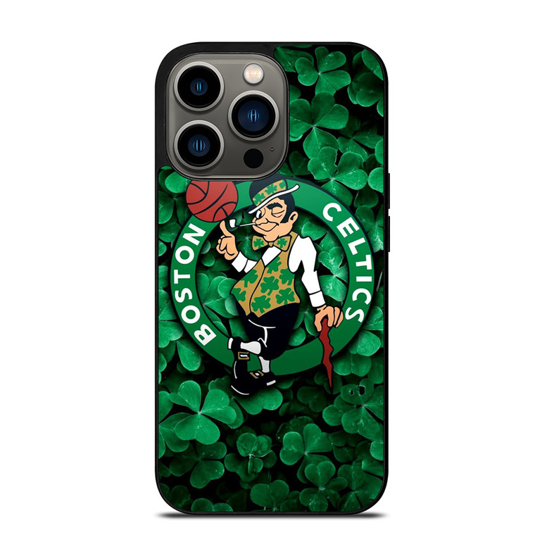 BOSTON CELTICS GREEN LOGO BASKETBALL TEAM iPhone 13 Pro Case