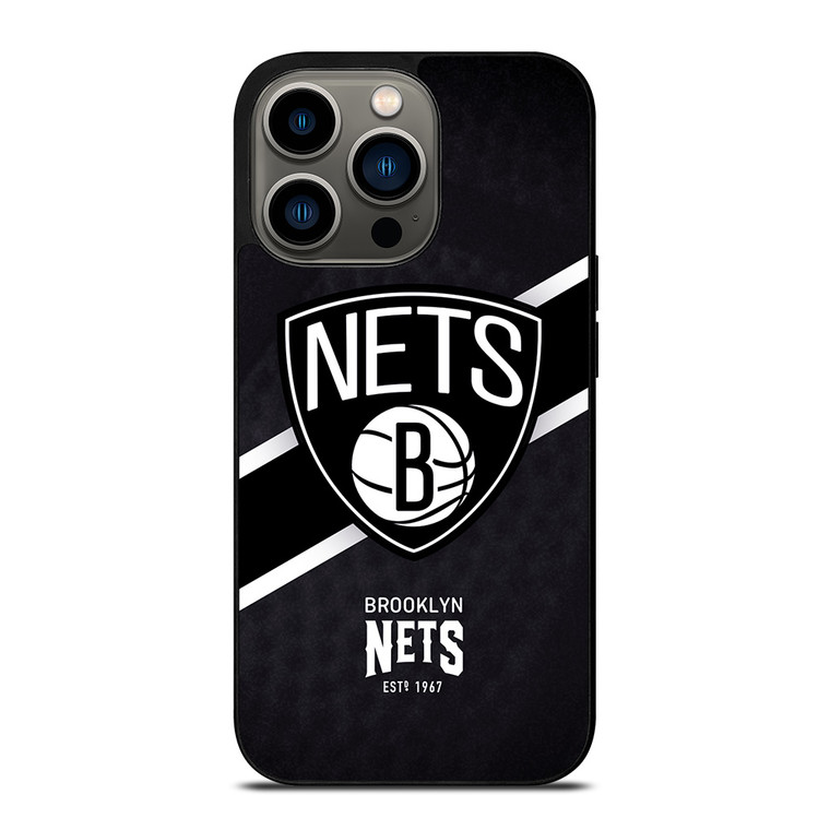 BROOKLYN NETS BASKETBAL TEAM LOGO EST 1967 iPhone 13 Pro Case