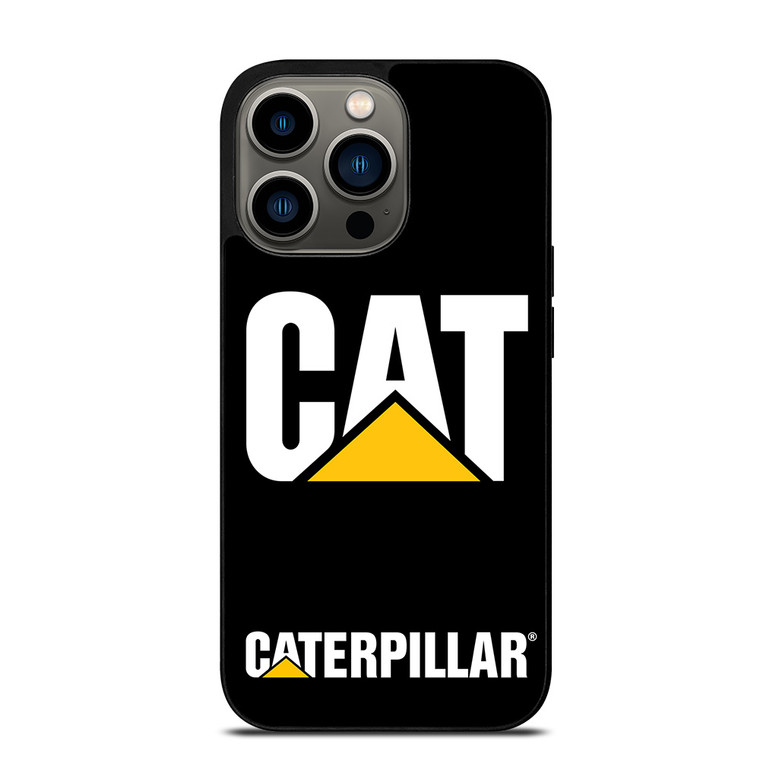 CAT CATERPILLAR BLACK LOGO iPhone 13 Pro Case