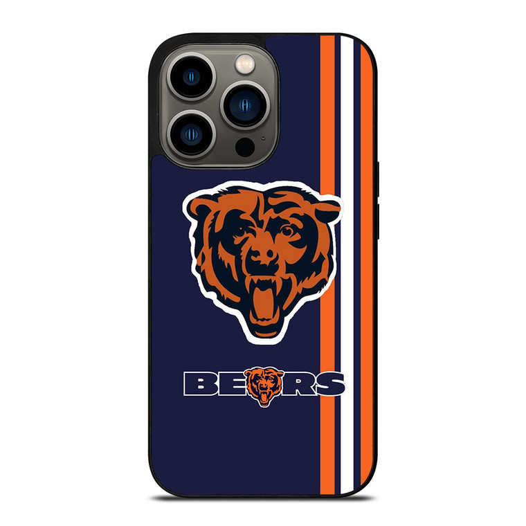 CHICAGO BEARS STRIPS ICON iPhone 13 Pro Case