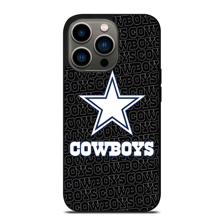 DALLAS COWBOYS FOOTBALL BLACK WALL iPhone 13 Pro Case