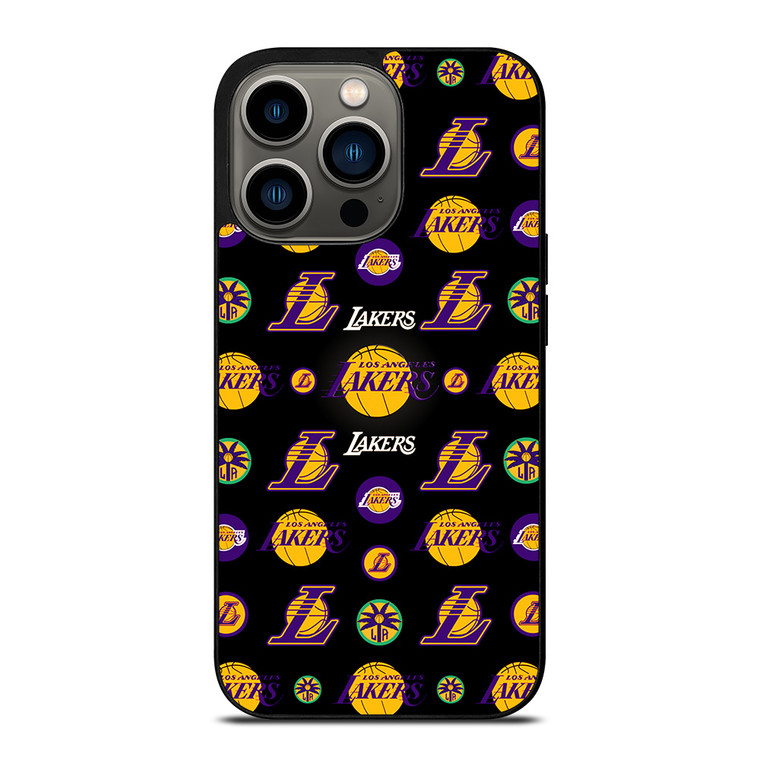 LA LAKERS NBA COLLAGE iPhone 13 Pro Case