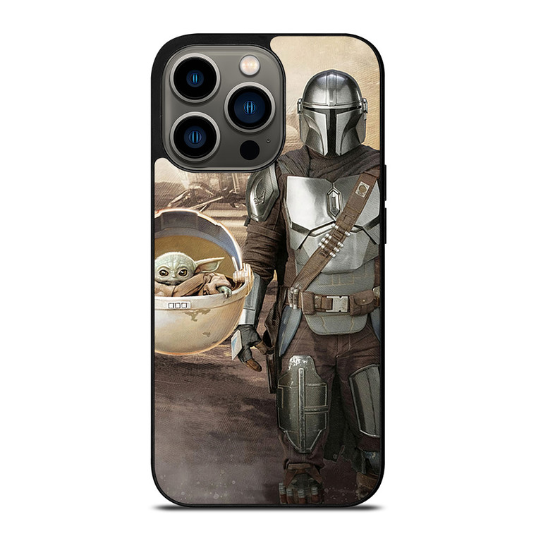 MANDALORIAN AND BABY YODA STAR WARS iPhone 13 Pro Case