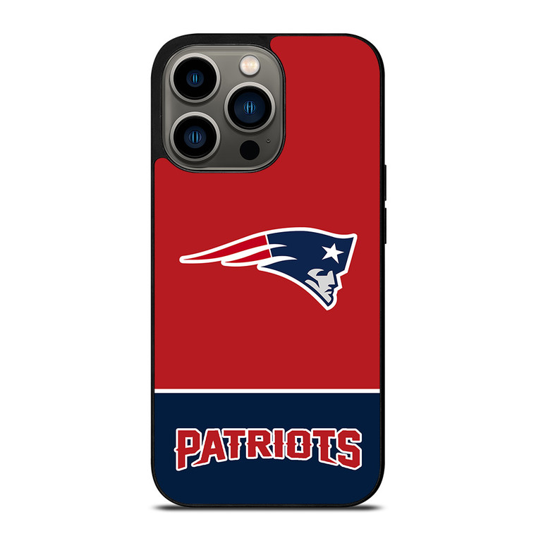 NEW ENGLAND PATRIOTS STRIPS FOOTBALL LOGO iPhone 13 Pro Case