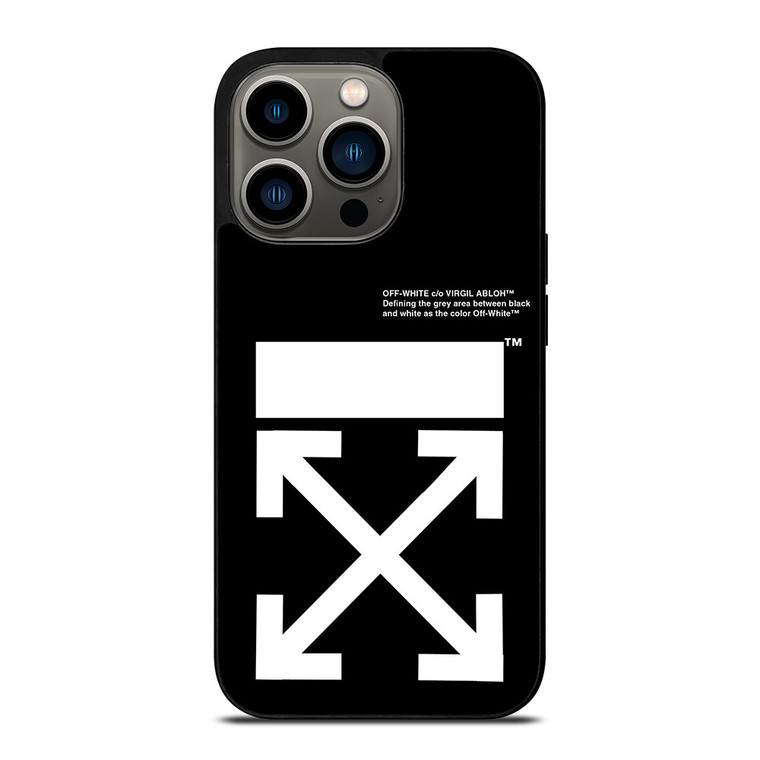 OFF WHITE BLACK WHITE iPhone 13 Pro Case