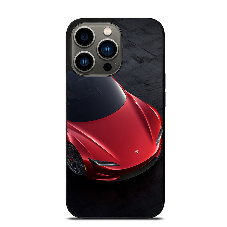 TESLA RED ELECTRIC CAR iPhone 13 Pro Case
