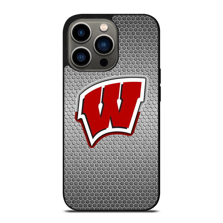 WISCONSIN BADGER EMBLEM iPhone 13 Pro Case