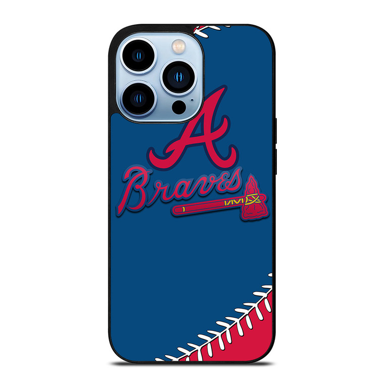 ATLANTA BRAVES ICON BALL BASEBALL iPhone 13 Pro Max Case