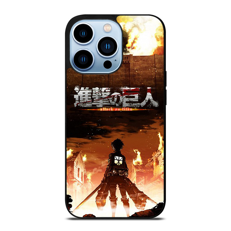ATTACK ON TITAN COVER ANIME iPhone 13 Pro Max Case