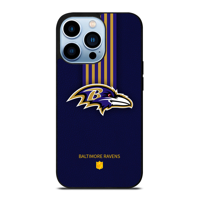BALTIMORE RAVENS STRIP iPhone 13 Pro Max Case