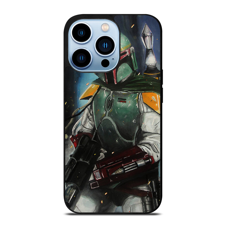 BOBA FETT STAR WARS ART iPhone 13 Pro Max Case