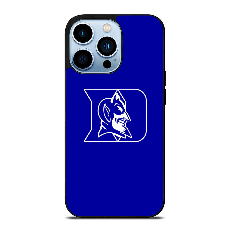 DUKE BLUE DEVILS LOGO UNIVERSITY BASKETBALL 4 iPhone 13 Pro Max Case