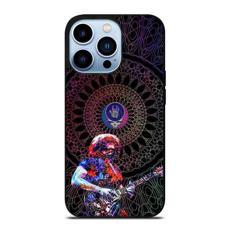 GRATEFUL DEAD JERRY GARCIA GUITAR ART GLASS iPhone 13 Pro Max Case