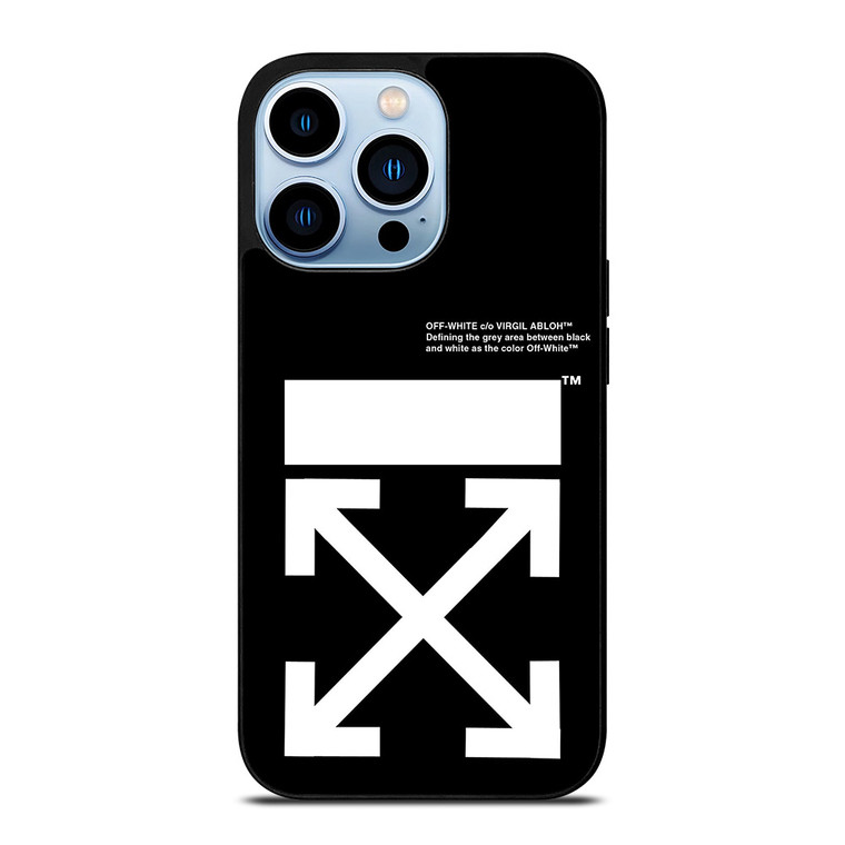 OFF WHITE BLACK WHITE iPhone 13 Pro Max Case