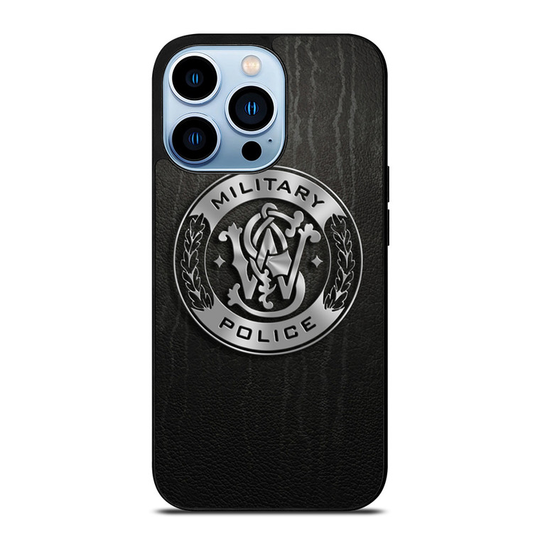SMITH AND WESSON MILITARY POLICE METAL LOGO iPhone 13 Pro Max Case