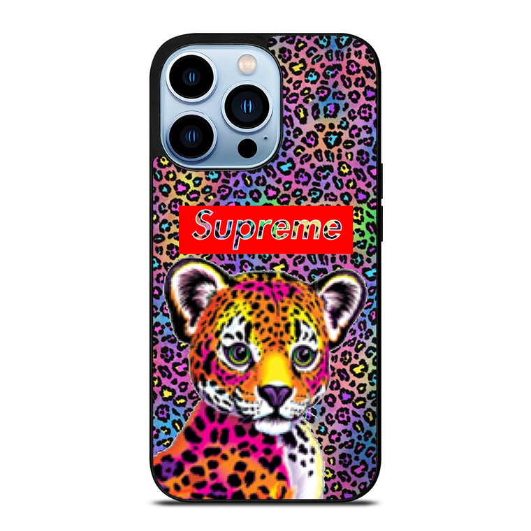 SUPREME LISA FRANK LEOPARD iPhone 13 Pro Max Case