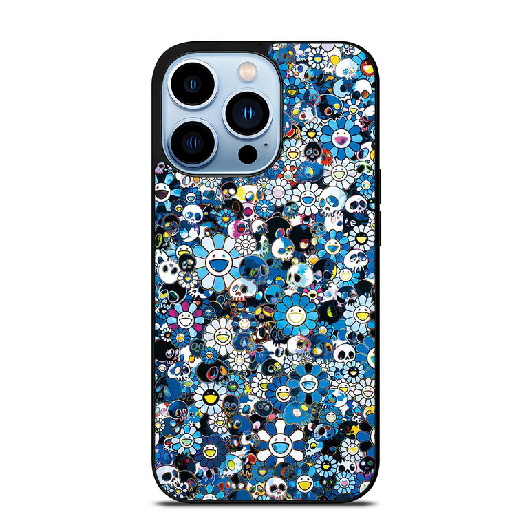 TAKASHI MURAKAMI FLOWERS BLUE iPhone 13 Pro Max Case