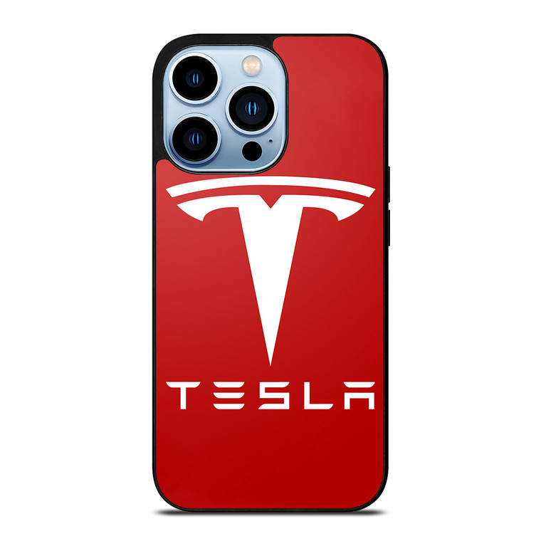 TESLA MOTORS RED LOGO iPhone 13 Pro Max Case