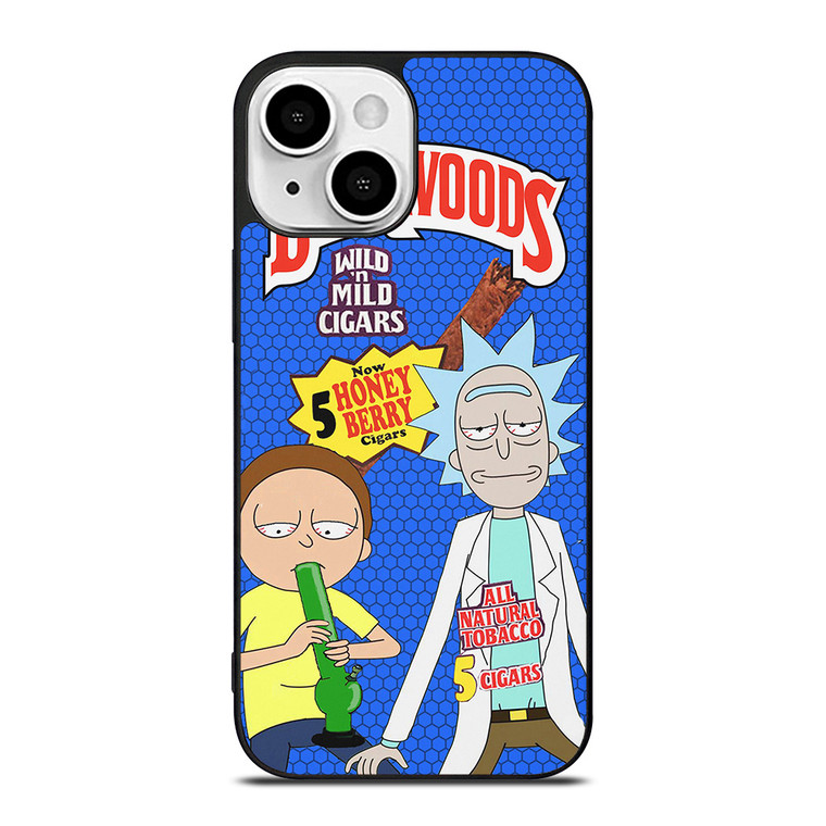 BACKWOODS RICK AND MORTY BLUE iPhone 13 Mini Case