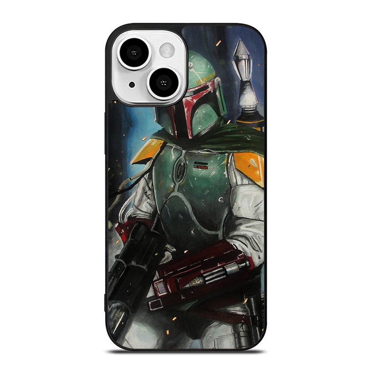 BOBA FETT STAR WARS ART iPhone 13 Mini Case