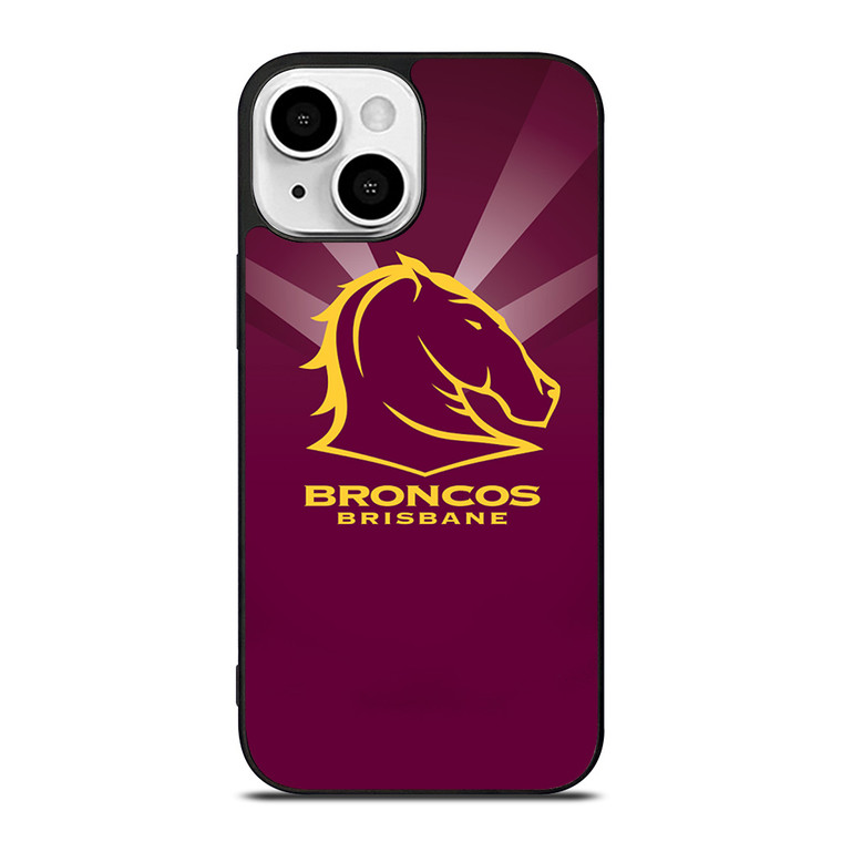 BRONCOS BRISBANE FOTTBALL TEAM LOGO iPhone 13 Mini Case