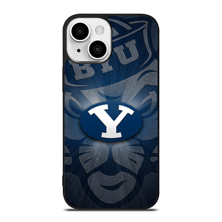 BYU COUGARS BRIGHAM YOUNG UNIVERSITY LOGO iPhone 13 Mini Case