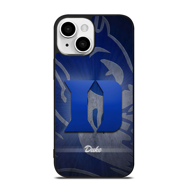 DUKE BLUE DEVILS LOGO UNIVERSITY BASKETBALL 3 iPhone 13 Mini Case