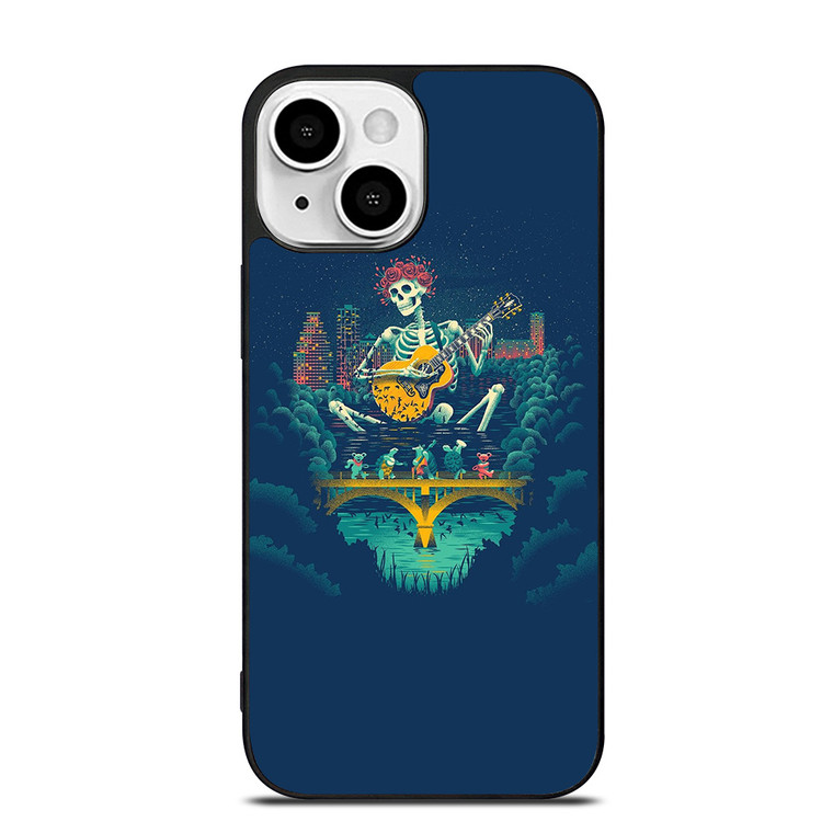 GRATEFUL DEAD SKULL GUITAR iPhone 13 Mini Case