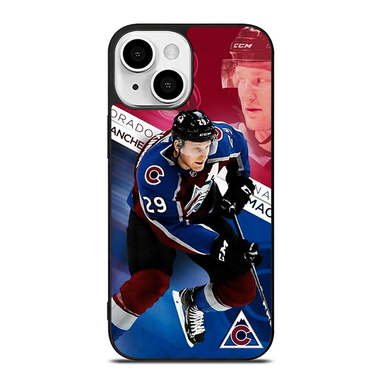 NATHAN MACKINNON 29 COLORADO AVALANCHE iPhone 13 Mini Case