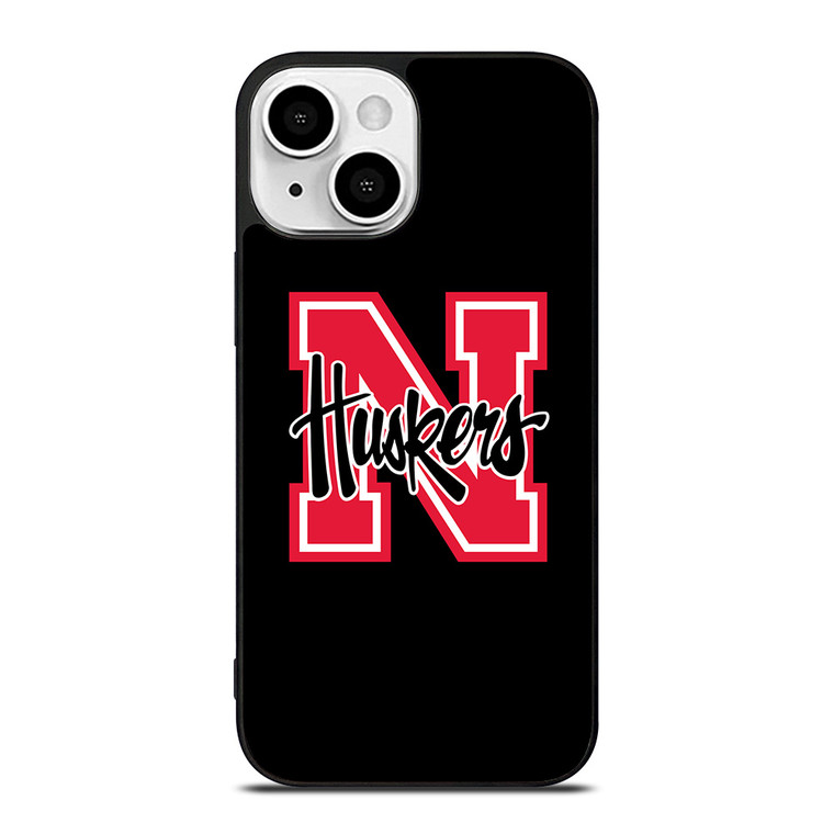 NEBRASKA HUSKERS UNIVERSITY FOOTBALL TEAM LOGO iPhone 13 Mini Case