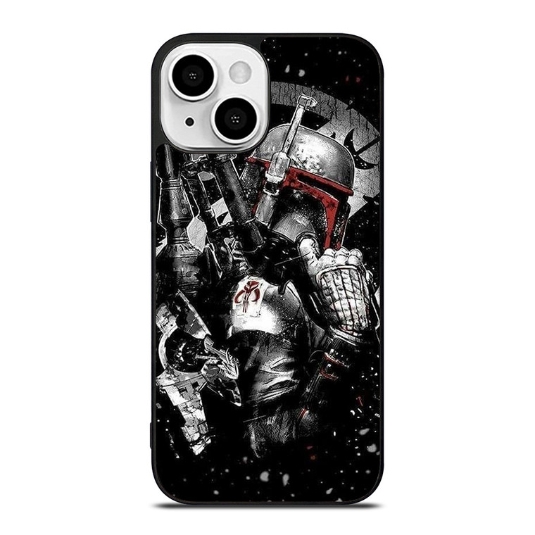 STAR WARS BOBA FETT ART iPhone 13 Mini Case