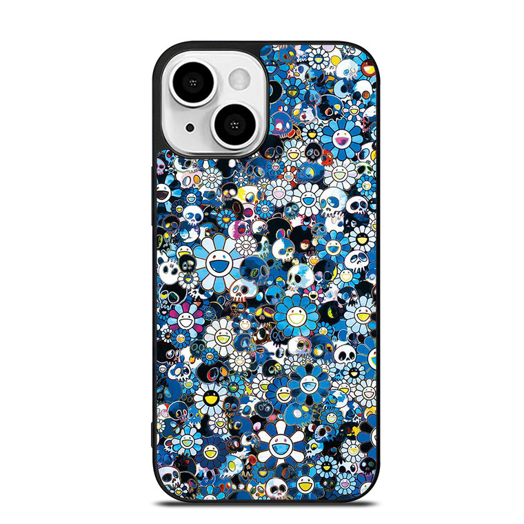 TAKASHI MURAKAMI FLOWERS BLUE iPhone 13 Mini Case