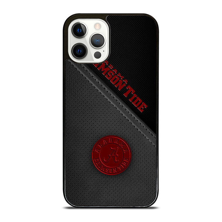 ALABAMA CRIMSON TIDE LEATHER iPhone 12 Pro Case
