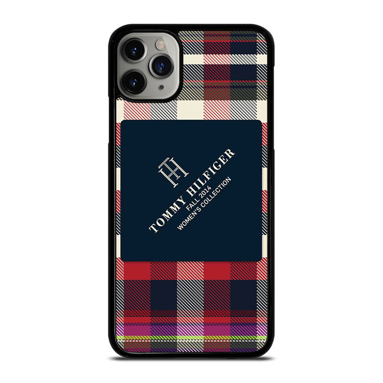 TOMMY HILFIGER RED BLACK PATTERN iPhone 11 Pro Max Case