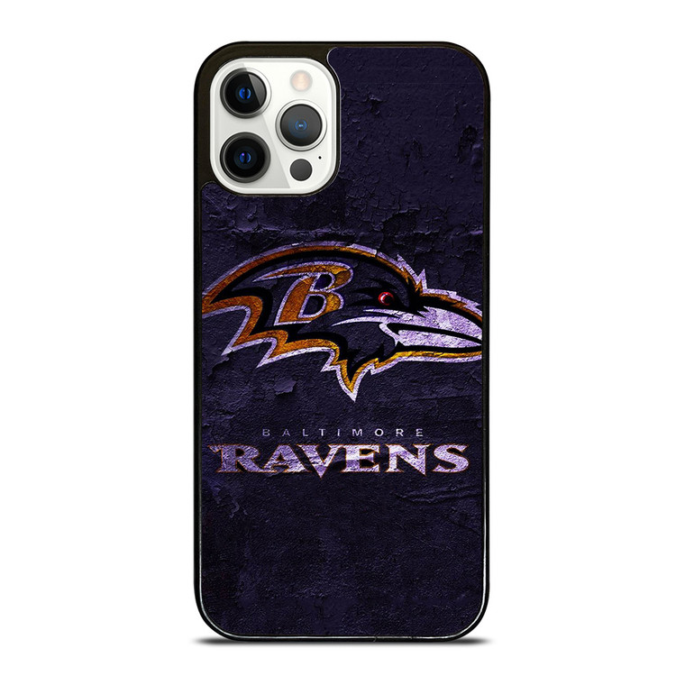 BALTIMORE RAVENS LOGO SKETCH iPhone 12 Pro Case