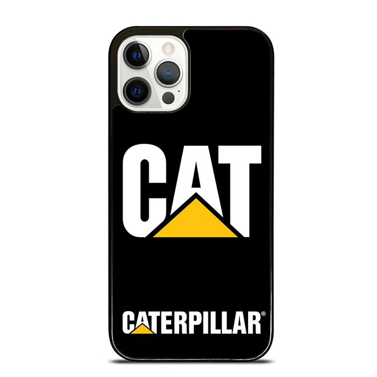 CAT CATERPILLAR BLACK LOGO iPhone 12 Pro Case