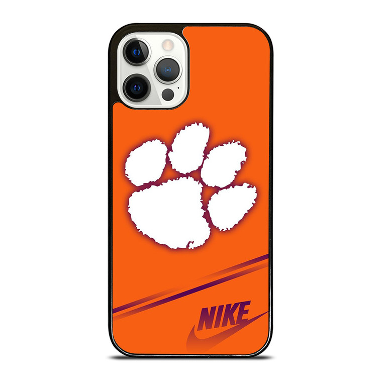 CLEMSON TIGERS FOOTBALL LOGO NIKE iPhone 12 Pro Case