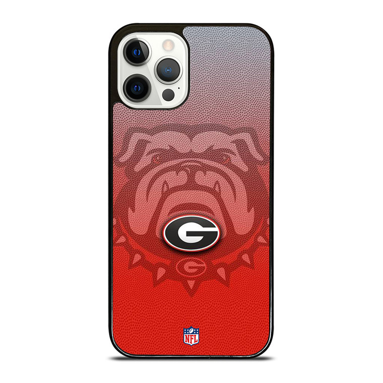 GEORGIA BULLDOGS FOOTBALL RED iPhone 12 Pro Case