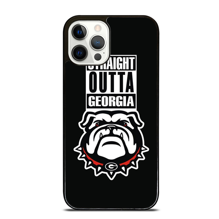 GEORGIA BULLDOGS UGA STRAIGHT OUTTA iPhone 12 Pro Case
